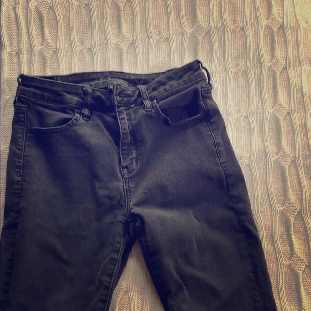AE skinny black jeans